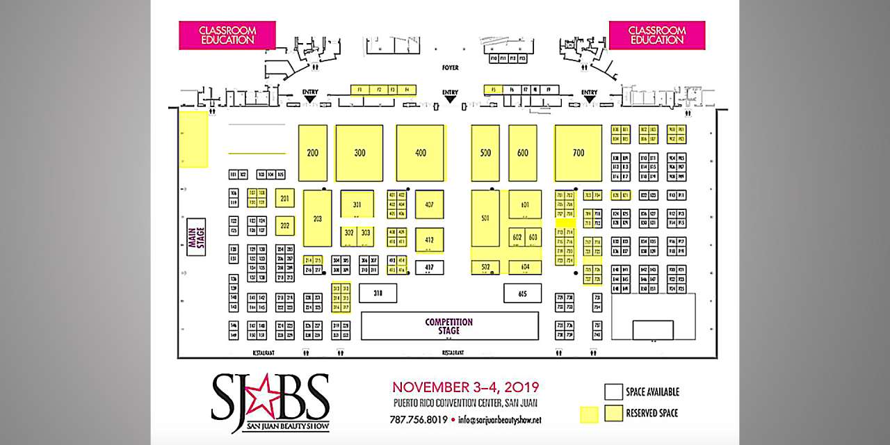 first floor area sec. booth size booth num